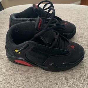 AIR JORDAN 14 RETRO 'LAST SHOT' , SIZE 10C, Used